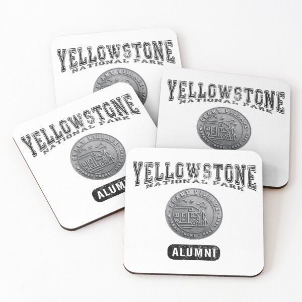 Item preview, GRANT VILLAGE ALUMNI, Yellowstone National Park (for light items) designed and sold by SmyrnaBuffalo.
