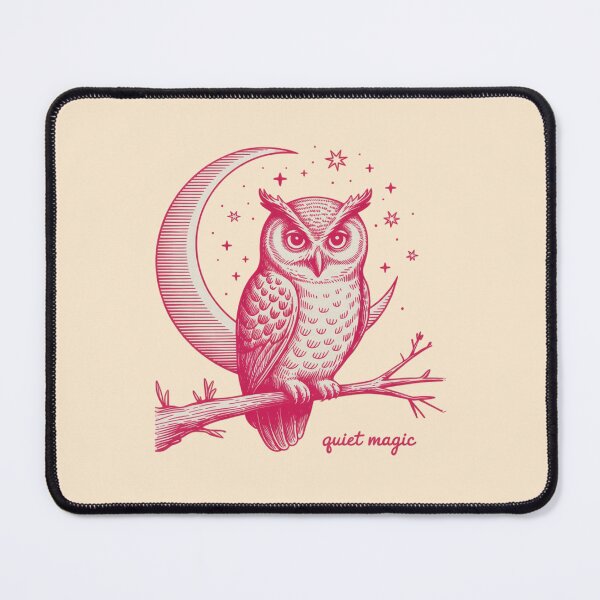 Item preview, Moonlit Owl on a Branch - Quiet Magic designed and sold by 123ks.