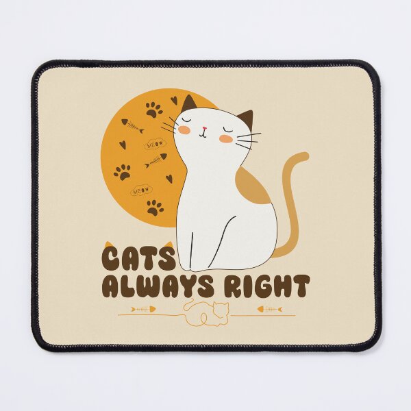 Item preview, Cats Always Right Cute Kawaii Moon Paws Funny designed and sold by DaVinciFeather.