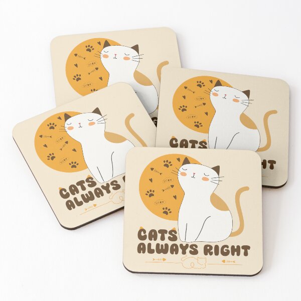 Item preview, Cats Always Right Cute Kawaii Moon Paws Funny designed and sold by DaVinciFeather.