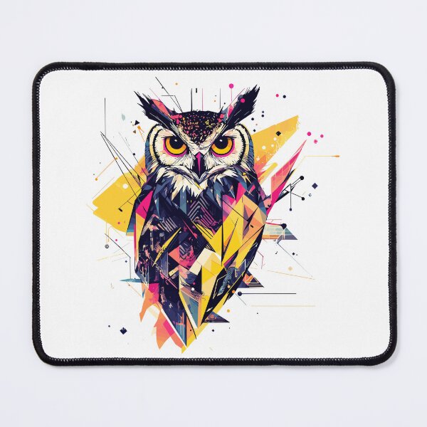 Item preview, Abstract Geometric Owl Illustration designed and sold by Fabrikola.