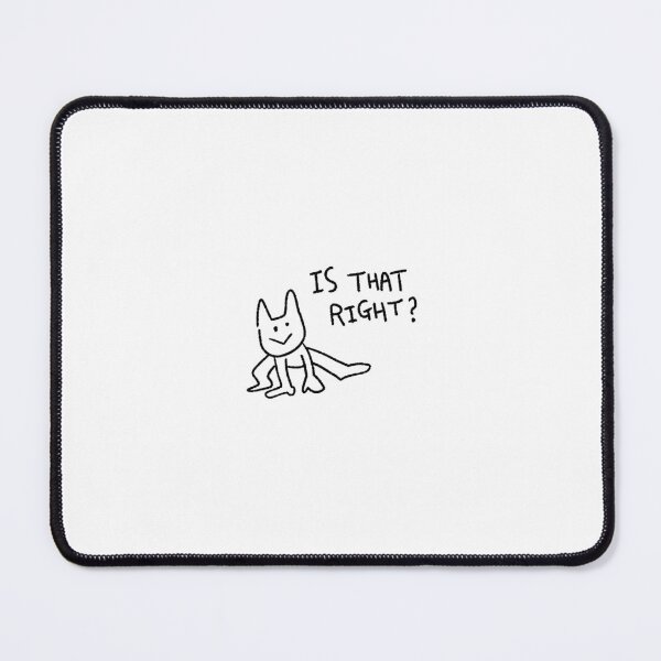Item preview, Funny Cat “Is That Right?” Sticker | Confused Cat Reaction Doodle designed and sold by lazydayz16.