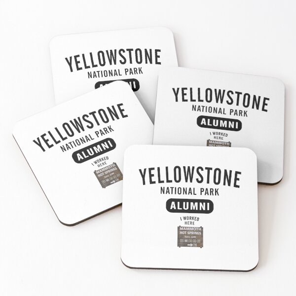 Artikelvorschau, Yellowstone Alumni, ich habe bei MAMMOTH HOT SPRINGS gearbeitet entworfen und verkauft von SmyrnaBuffalo.