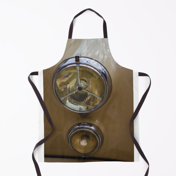 Item preview, Vintage Classic Car Headlights Close-Up On Beige Chrome Body Showing Retro Automotive Detail And Elegance designed and sold by Nmallia.