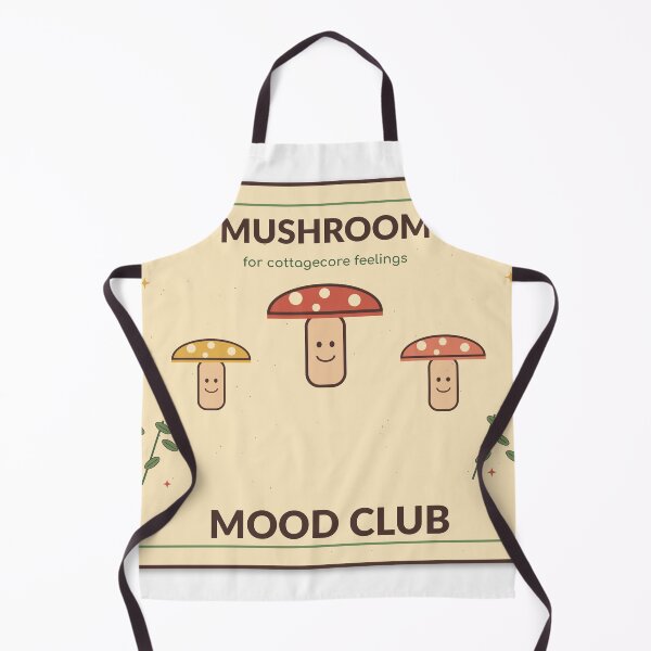 Artikelvorschau, Mushroom Mood Club Süßes Cottagecore Pilz Design entworfen und verkauft von Cozy Oddities Studio.