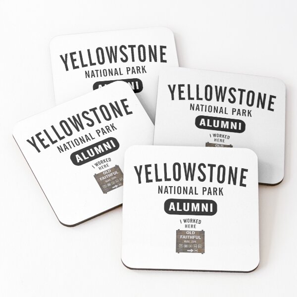 Artikelvorschau, Yellowstone Alumni, ich arbeitete bei OLD FAITHFUL entworfen und verkauft von SmyrnaBuffalo.
