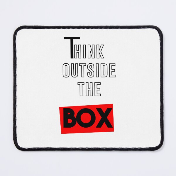 Item preview, Think Outside The Box Typography Design designed and sold by zaza100.