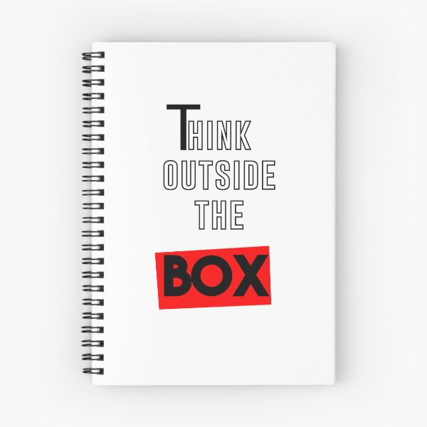 Item preview, Think Outside The Box Typography Design designed and sold by zaza100.