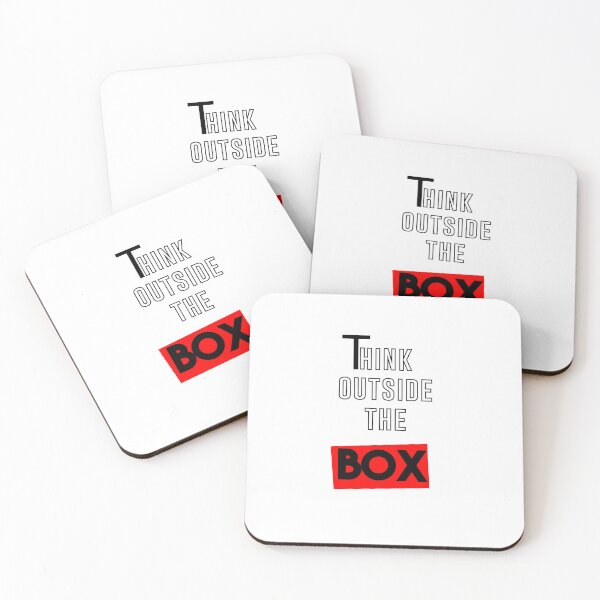 Item preview, Think Outside The Box Typography Design designed and sold by zaza100.