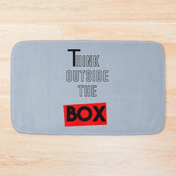 Item preview, Think Outside The Box Typography Design designed and sold by zaza100.