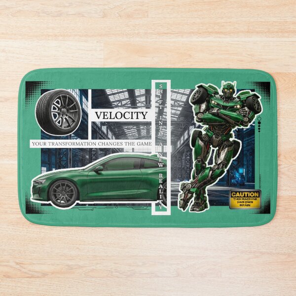 Item preview, Velocity: Green Cyber Transformation Mech & Sport Coupe designed and sold by mackyartsstudio.