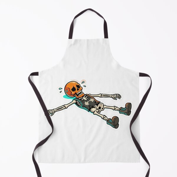 Item preview, Funny Tired Skeleton After Gym Workout Exhausted Fitness Sticker designed and sold by JeevanStickers.