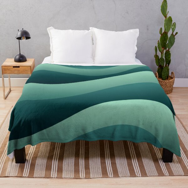 Item preview, Modern Emerald Tides designed and sold by TheDenimArt.
