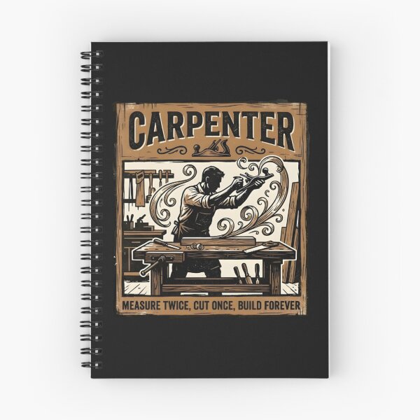 Item preview, Carpenter — Measure Twice, Cut Once, Build Forever designed and sold by LoganDzign.