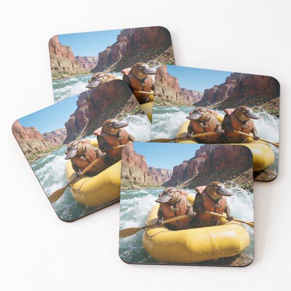Item preview, Platypuses Rafting the Colorado River designed and sold by Tridentulus.