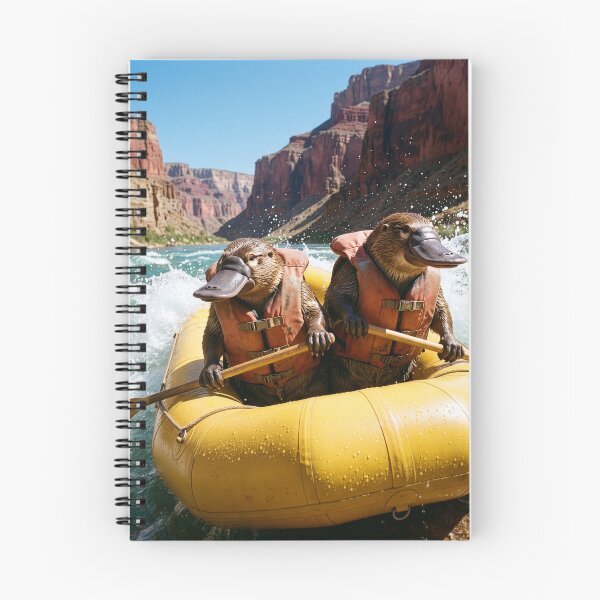 Item preview, Platypuses Rafting the Colorado River designed and sold by Tridentulus.
