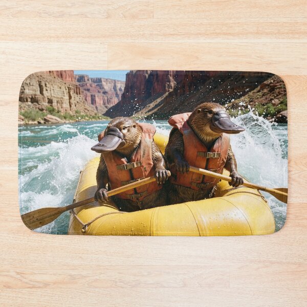 Item preview, Platypuses Rafting the Colorado River designed and sold by Tridentulus.