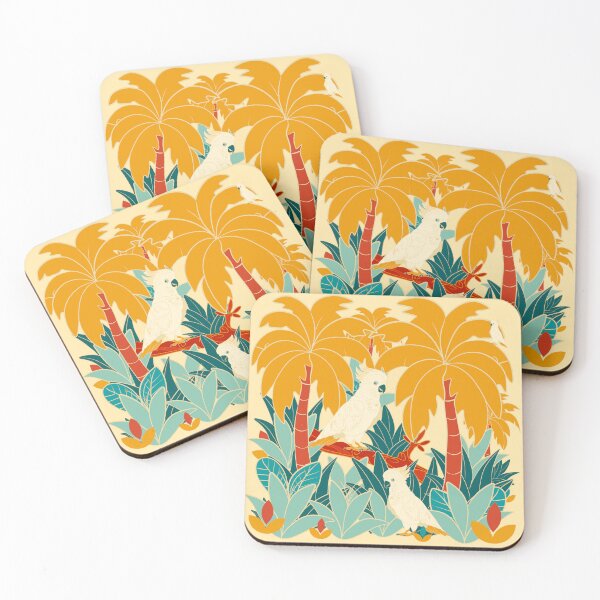 Item preview, Retro Tropical Pattern E8 – Vintage nature Design  designed and sold by StefanStudioArt.