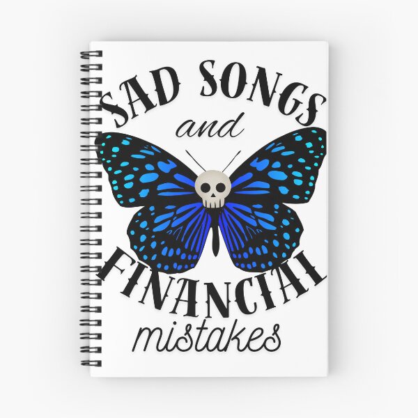 Item preview, Sad Songs & Financial Mistakes designed and sold by LuluDP.