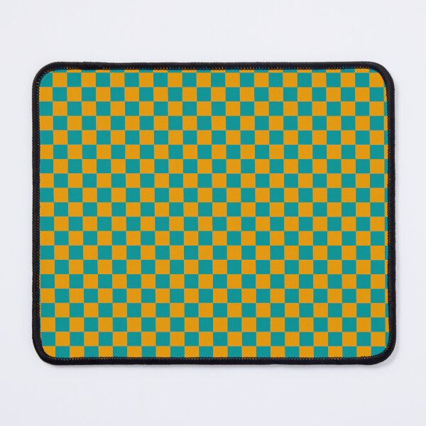 Item preview, Vichy yellow and turquoise E9 designed and sold by StefanStudioArt.