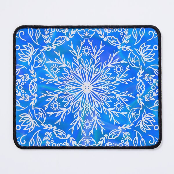 Item preview, Spring Blossom Mandala - Blue Holo designed and sold by halconiandesign.