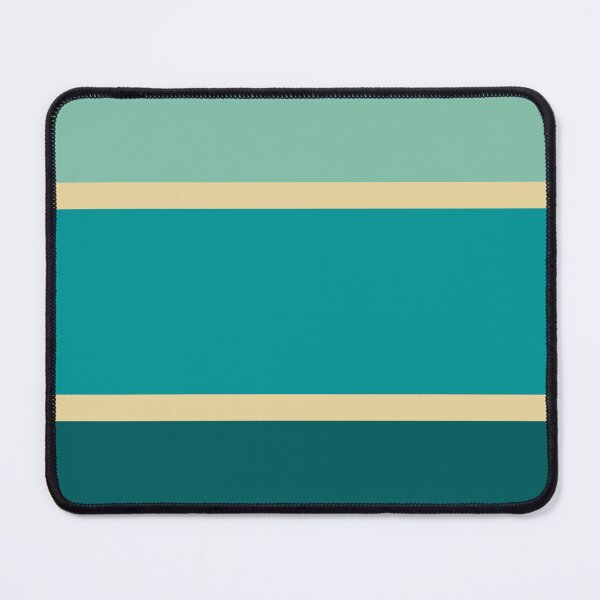 Item preview, Large stripes in light blue, turquoise and green designed and sold by StefanStudioArt.