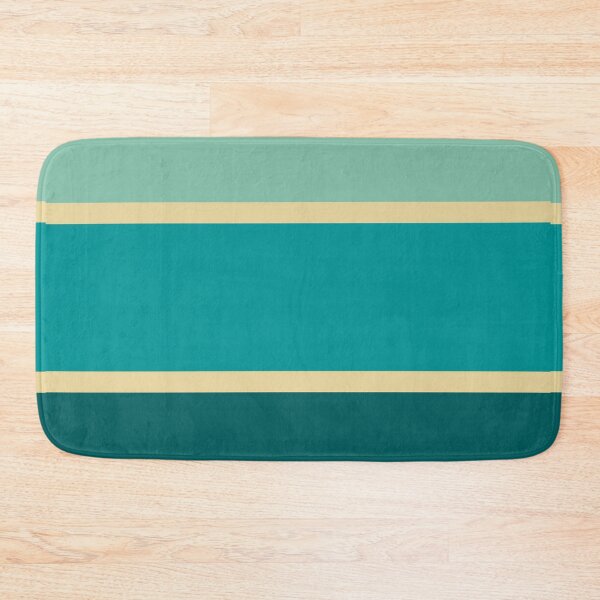 Item preview, Large stripes in light blue, turquoise and green designed and sold by StefanStudioArt.