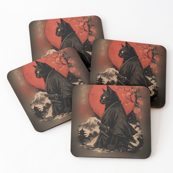 Item preview, Cool Samurai Cat designed and sold by TomDob.