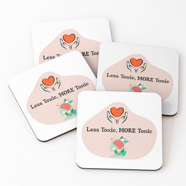 Item preview, Less Toxic More Tonic | Positive Energy Quote Design designed and sold by Pandey14.