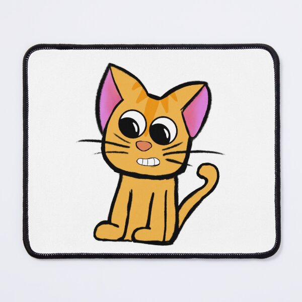 Item preview, Nervous Little Kitten – Cute Cat Character Art designed and sold by davidmalec.