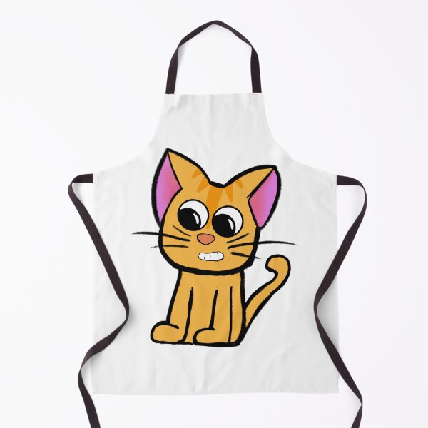 Item preview, Nervous Little Kitten – Cute Cat Character Art designed and sold by davidmalec.
