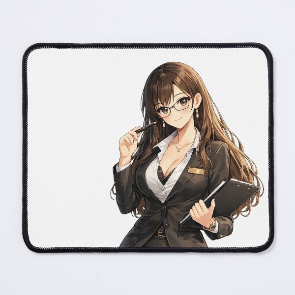 Item preview, Anime Secretary Girl | Elegant Office Girl designed and sold by YamiSociety.