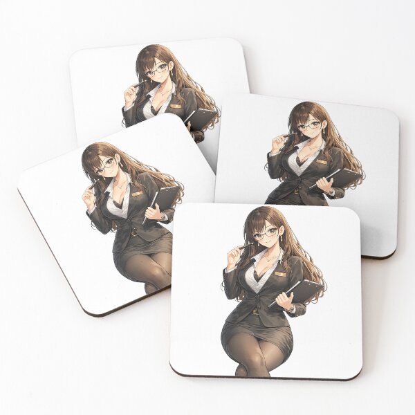 Item preview, Anime Secretary Girl | Elegant Office Girl designed and sold by YamiSociety.