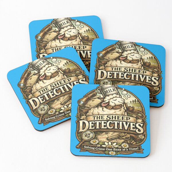 Item preview, The Sheep Detectives – Funny Sheep Mystery Vintage designed and sold by CatLovers Studio.