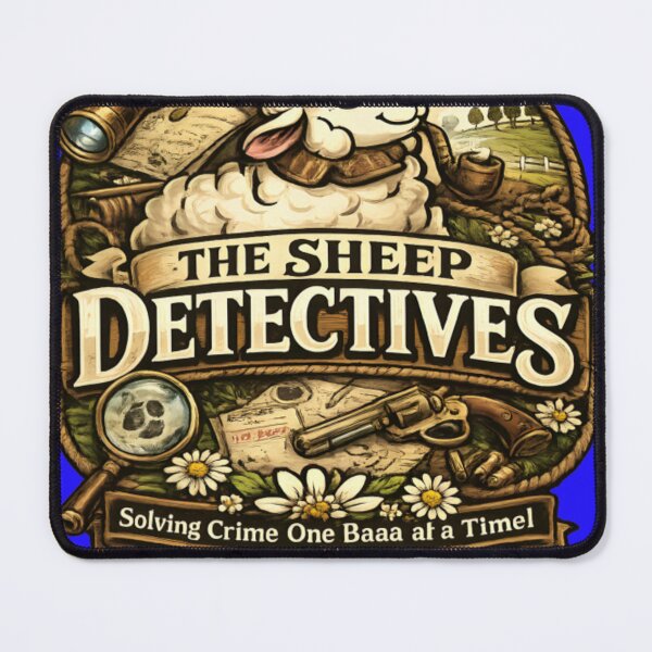 Item preview, The Sheep Detectives – Funny Sheep Mystery Vintage designed and sold by CatLovers Studio.