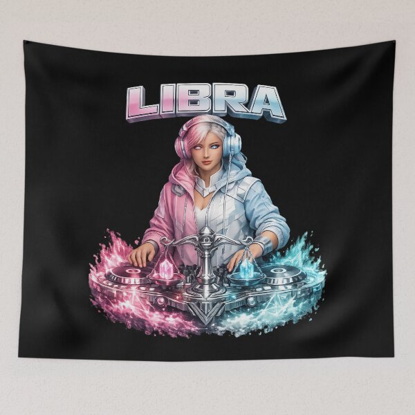 Item preview, Harmonious Libra DJ Zodiac Balanced Sound designed and sold by  ZenRave Designs.
