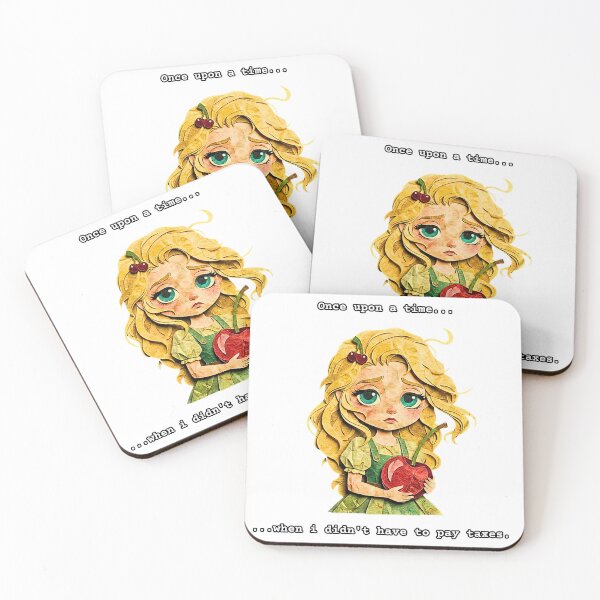 Item preview, Funny Fairytale Tax Joke Illustration designed and sold by Papper-Ironic.