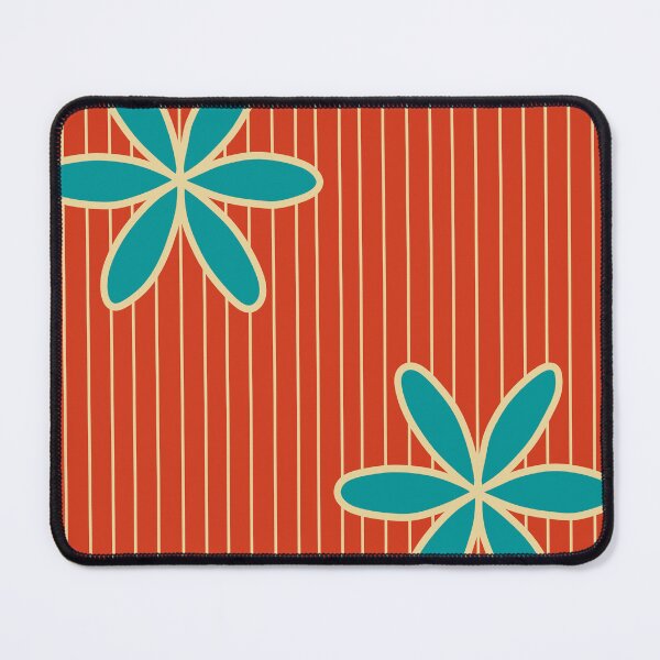 Item preview, Blue Flowers in a stripe land B3 | Modern and Graphic Floral Design designed and sold by StefanStudioArt.