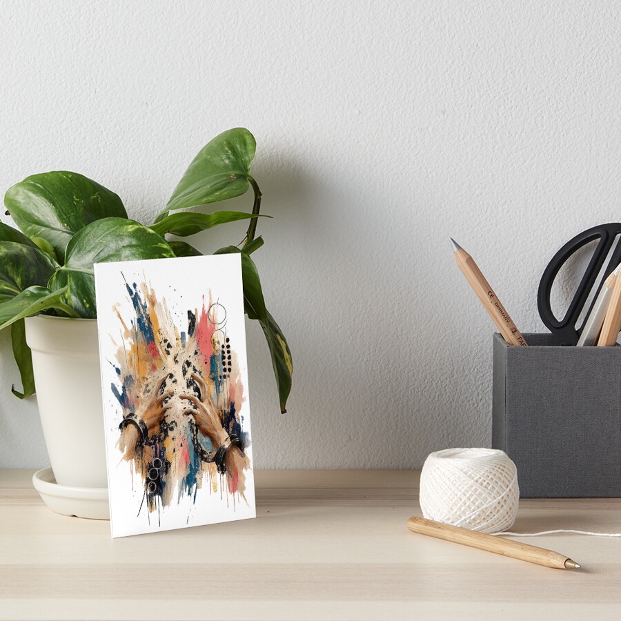 Item preview, Art Board Print designed and sold by Ruediaries.