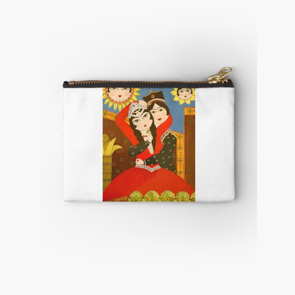 Item preview, Qajar Style Lovers Drawing with Moon and Sun designed and sold by Tulip1358.