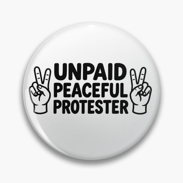 Item preview, unpaid peaceful protester designed and sold by qiroco.