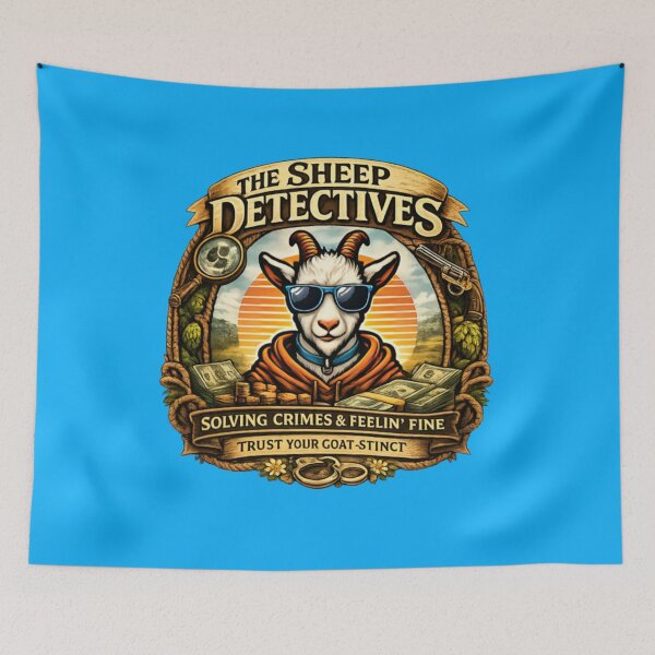 Item preview, The Sheep Detectives – In Sheep We Trust Funny Vintage Mystery designed and sold by CatLovers Studio.