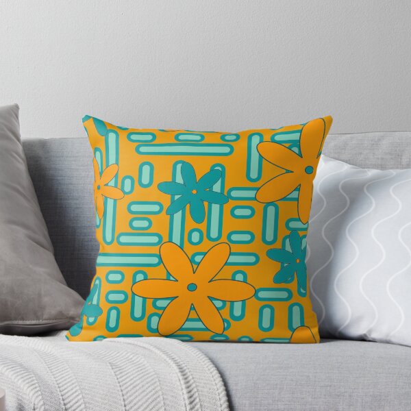 Item preview, Flowers in a geometric land E9 | Modern and Graphic Floral Design designed and sold by StefanStudioArt.