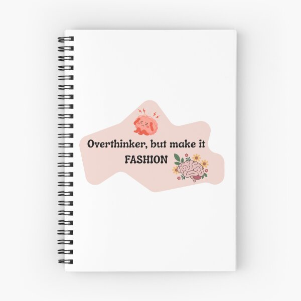 Item preview, Overthinker But Make It Fashion | Funny Anxiety Quote Design designed and sold by Pandey14.
