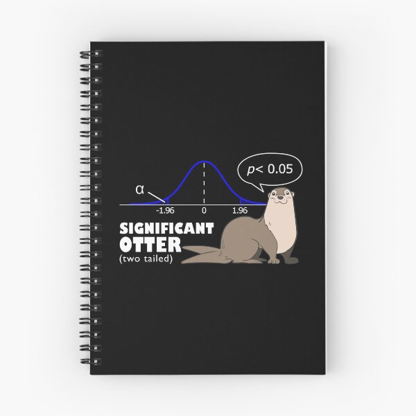 Item preview, Chiste de ciencia de datos: Tu Nutria Significativa, prueba de dos colas designed and sold by Groenendijk.