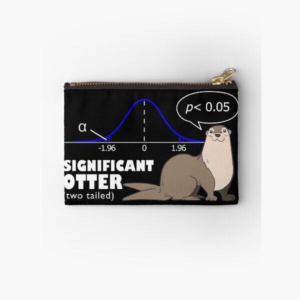 Item preview, Data science joke - Your Significant Otter, two tailed test designed and sold by Groenendijk.