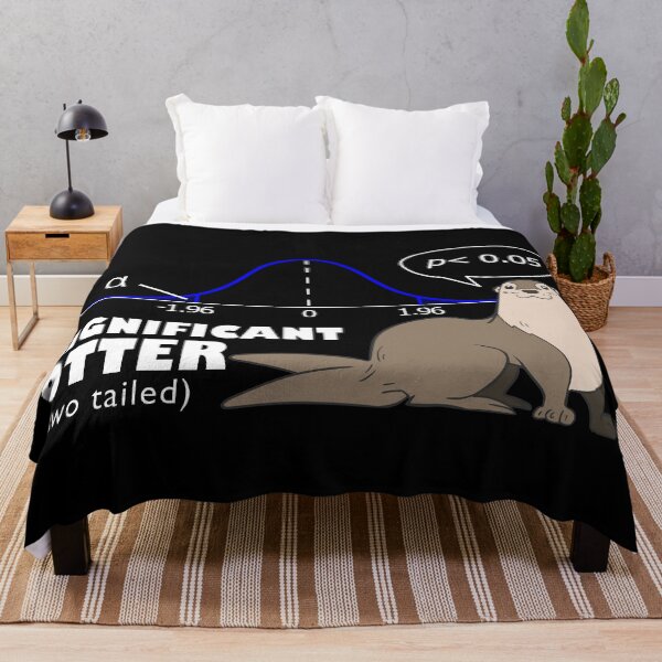 Item preview, Data science joke - Your Significant Otter, two tailed test designed and sold by Groenendijk.