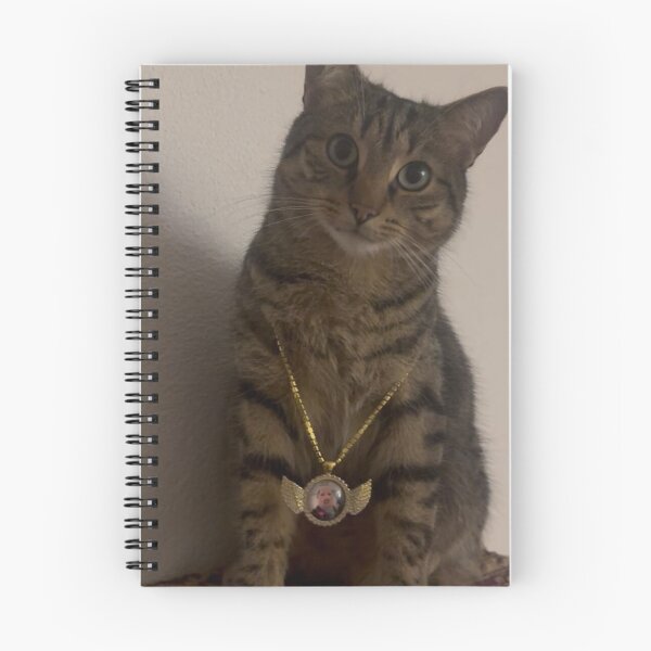 Item preview, swag cat wears john pork gold necklace designed and sold by proteinpanda.