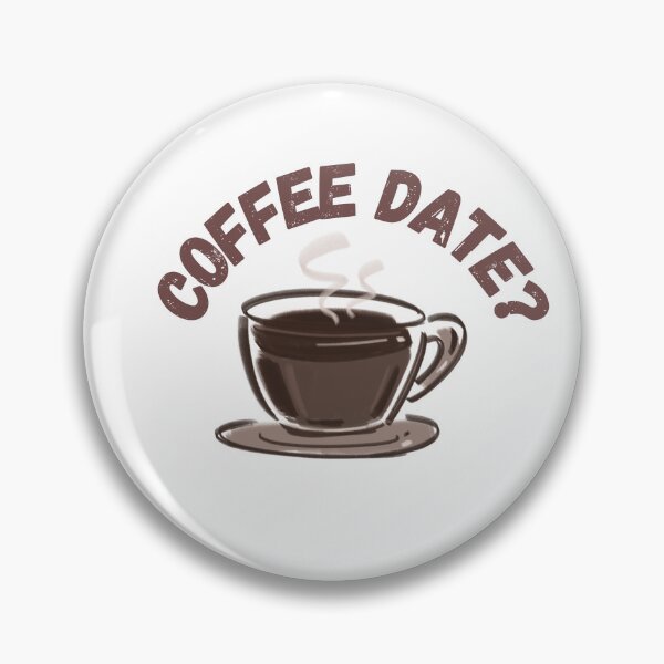 Item preview, Coffee Date? | Cute Steaming Cup Vinyl Sticker designed and sold by Heaven dhillon.
