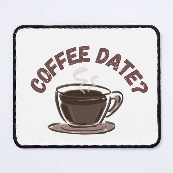 Item preview, Coffee Date? | Cute Steaming Cup Vinyl Sticker designed and sold by Heaven dhillon.